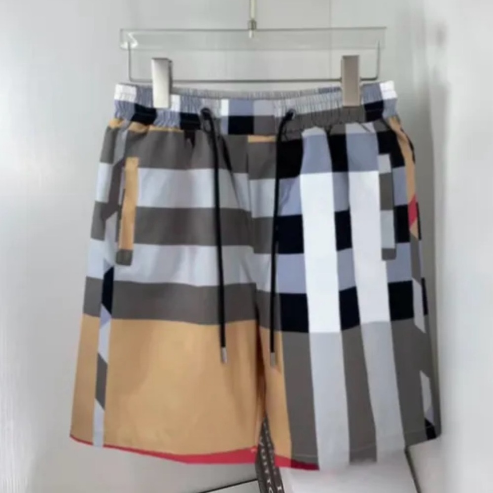 Burberry men’s check swim shorts